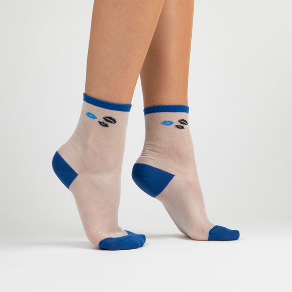 Kiss Crew Sock | Blue