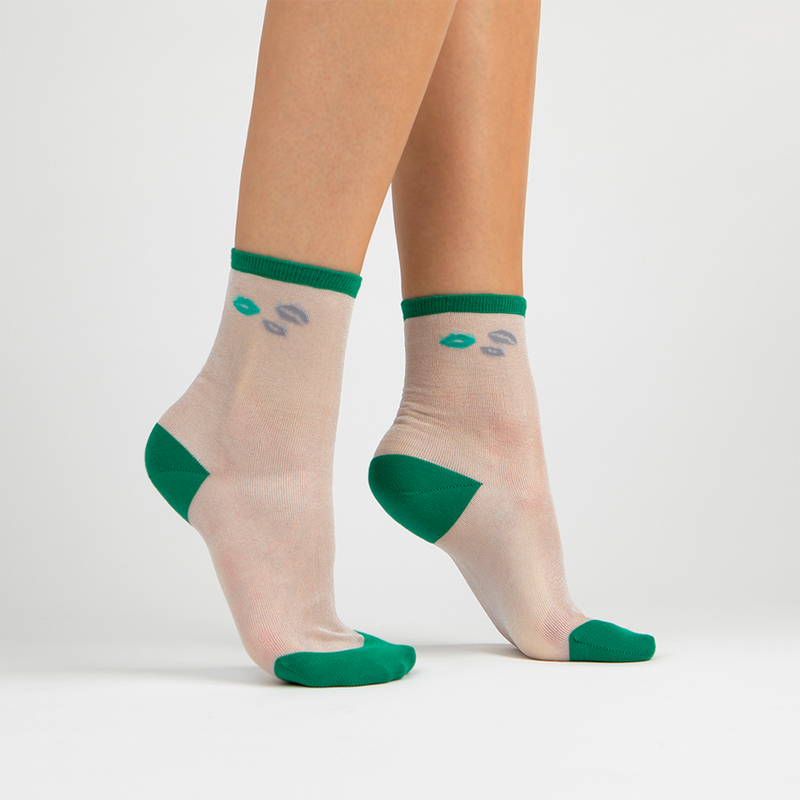 Kiss Crew Sock | Green